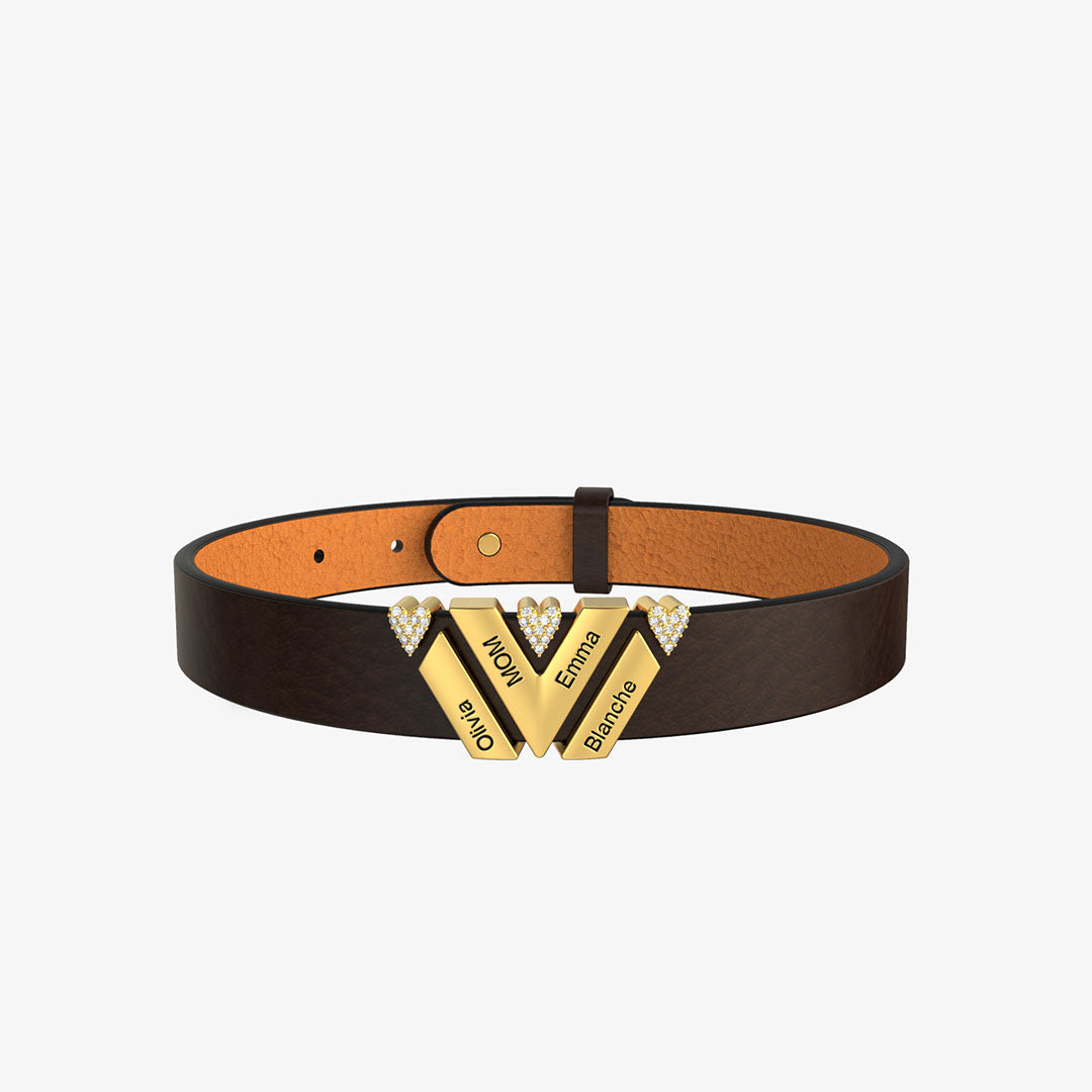 Custom Engraved Bracelet Simple Fashion Advanced Father's Day Gifts For Dad