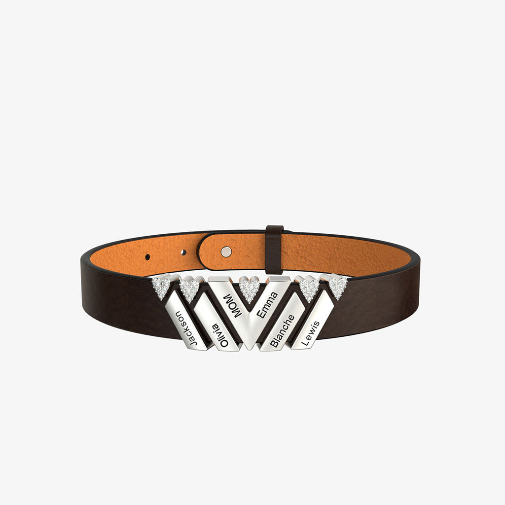 Custom Engraved Bracelet Simple Fashion Advanced Father's Day Gifts For Dad