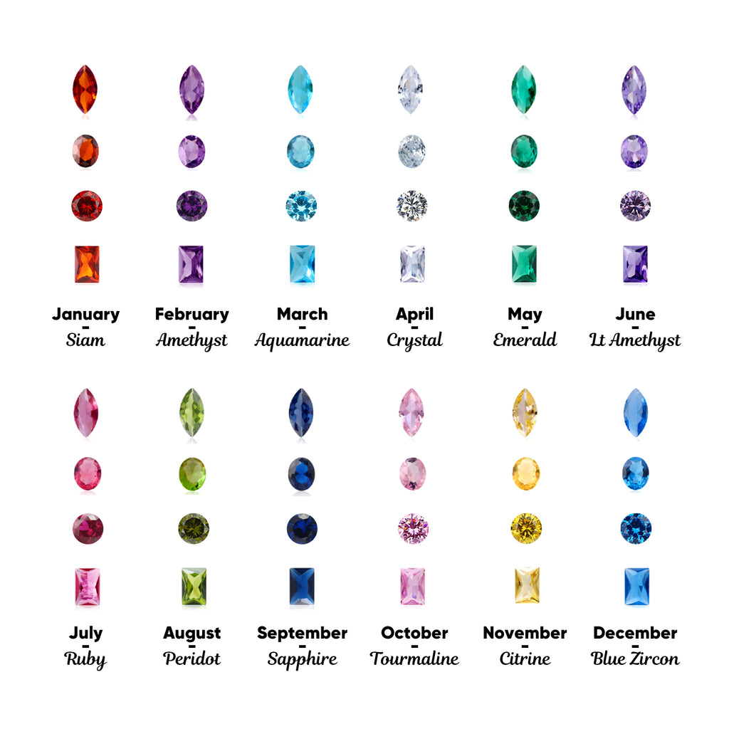 Personalized Birthstones Ring Multiple Vintage Milgrain Ring for Mom Grandma