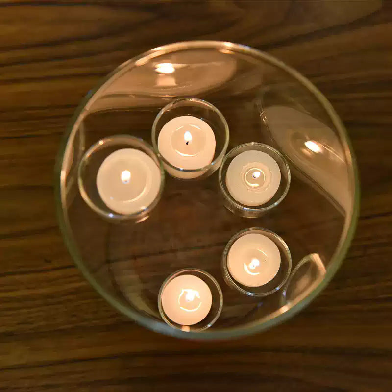 Halloween Multi-Tier Glass Hurricane Tealight Candle Holder Large Spiral Floating Glass Votive Holder for Pumpkin Candles Spooky Fall Table Centerpiece Halloween Party Decor
