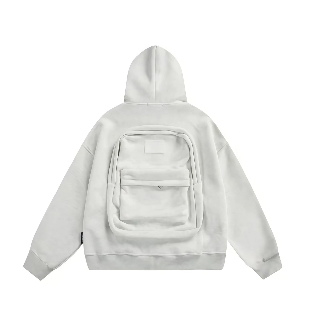2-in-1 Backpack Hoodie Stylish Utility Sweatshirt with Built-In Storage Pocket