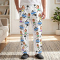 Personalized Photo Lounge Pants for Dad – Best Dad Ever Father's Day Gift for Husband, Grandpa & Dad