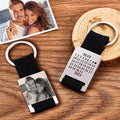 Custom Photo Engraved Calendar Key Chain Keyring Gift for Valentine's Day
