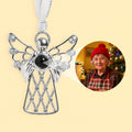 Personalized Angel Embrace Photo Ornament Projection Gem Ornament Christmas Tree Ornament Christmas Gifts