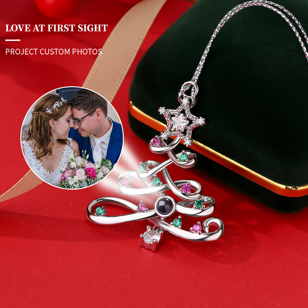 Personalized Photo Projection Ornaments Christmas Tree Christmas Gifts