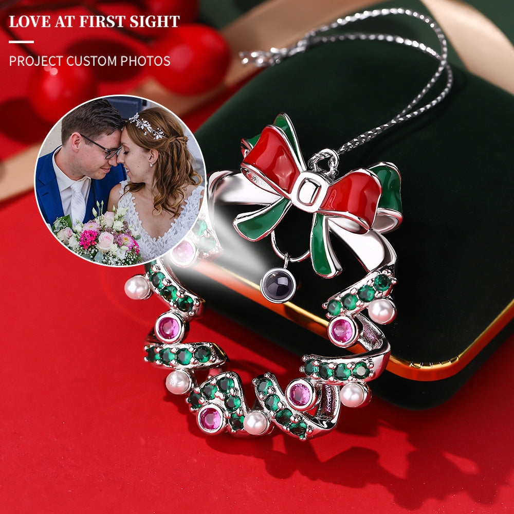 Personalized Photo Projection Ornaments Christmas Tree Christmas Gifts