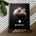 Custom Spotify Plaques Scannable Music Black Plaque-Best Gift For Her