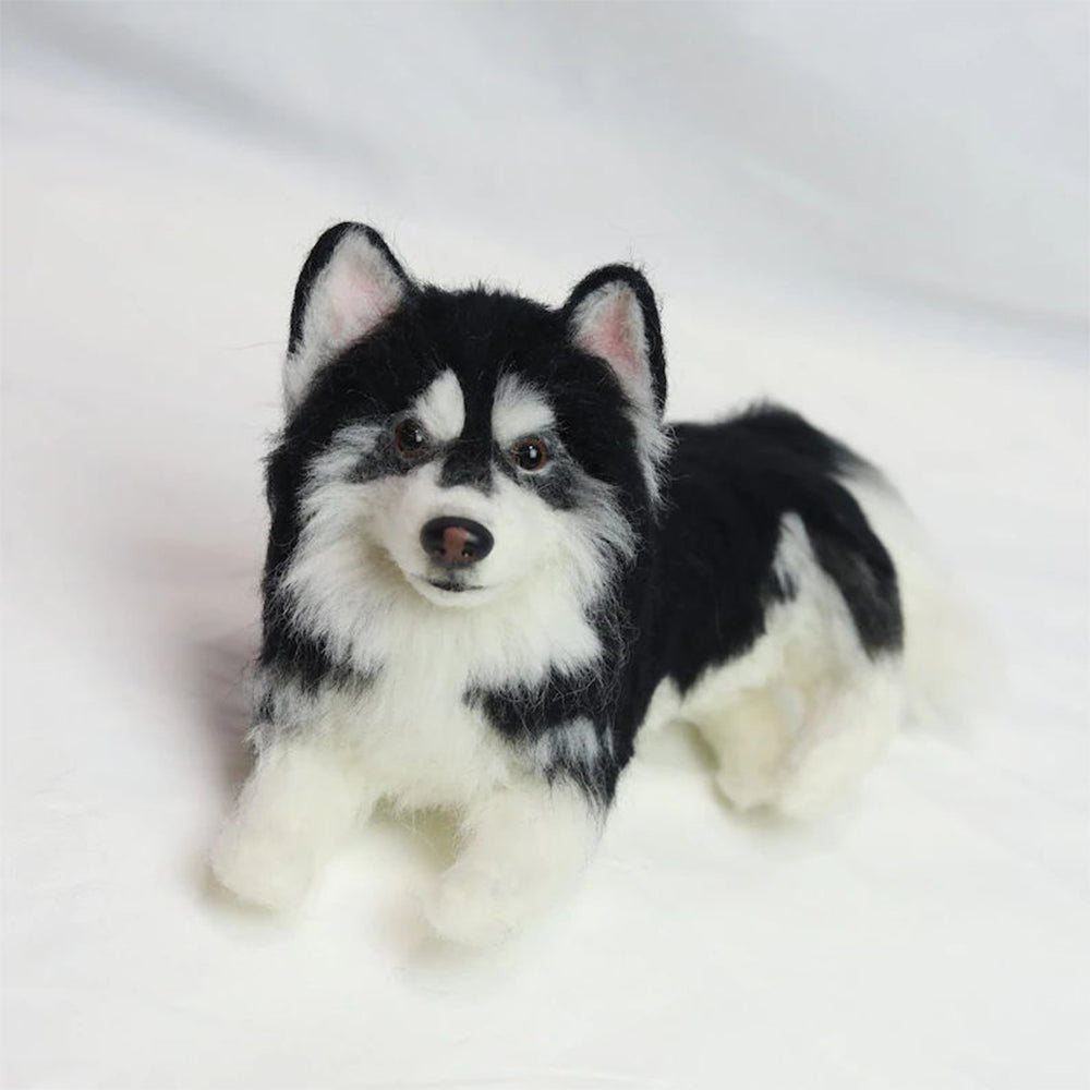 Custom Needle Felted Pet, Felted Animal Pet Parent Gift with Free Acrylic Gift Box