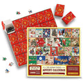 Christmas Jigsaw Puzzles Blind Box 24-day Countdown Calendar Gifts Box Advent Christmas Gifts