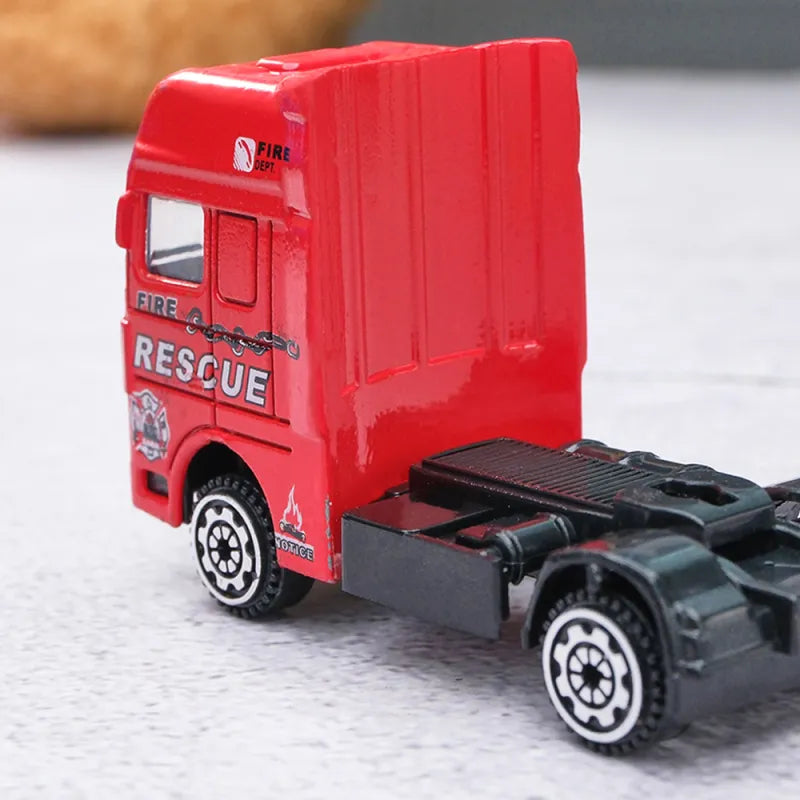 Personalized Kids Toy Truck, Customized Model Toy Truck Carrier Truck Car Construction Vehicles Toys With Your Child's Name, Father's Day Gift