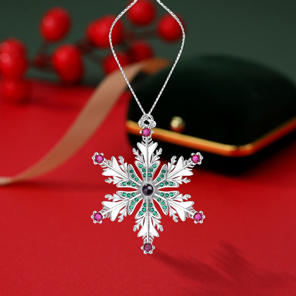 Personalized Photo Projection Ornaments Christmas Star Christmas Gifts