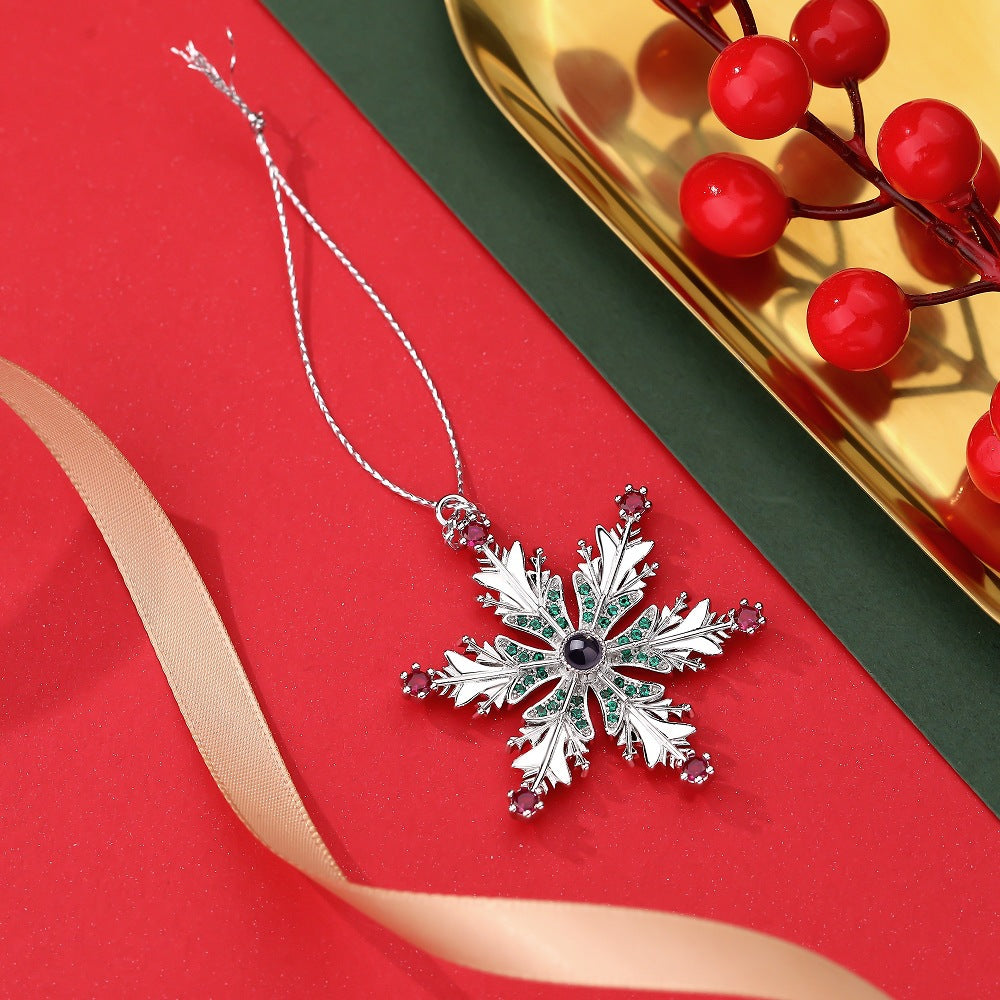 Personalized Photo Projection Ornaments Christmas Star Christmas Gifts