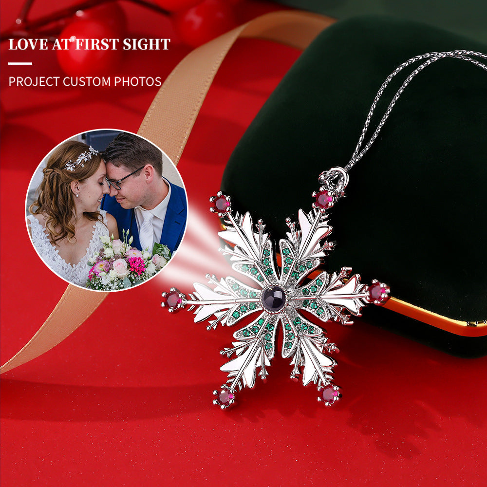Personalized Photo Projection Ornaments Christmas Tree Christmas Gifts