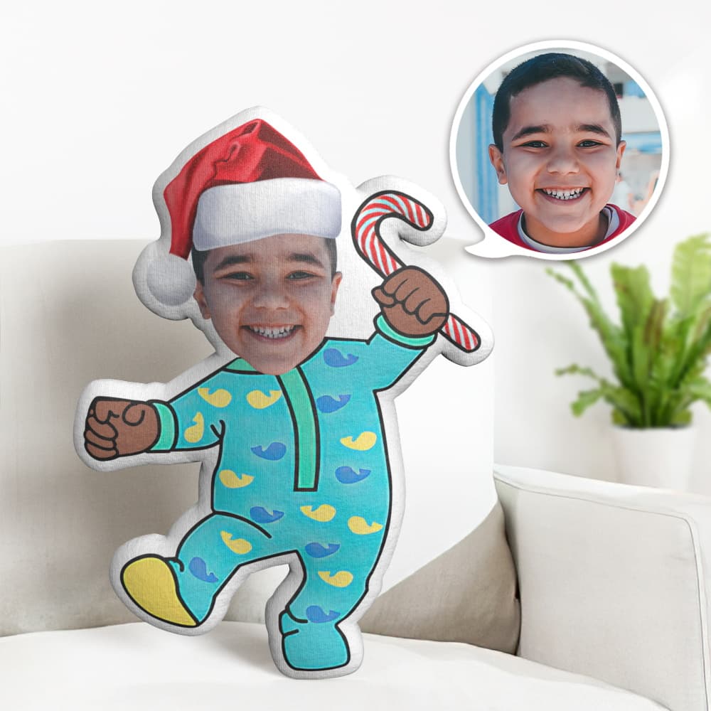 Christmas Gift My Face Pillow Personalized Face Minime Pillow Gift Cute Baby COCOMELON Throw Pillow