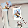 Photo Car Visor Clip Custom Sun Visor Clip Personalized Photo Car Decoration Polaroid Photo Father's Day Gift for Dad