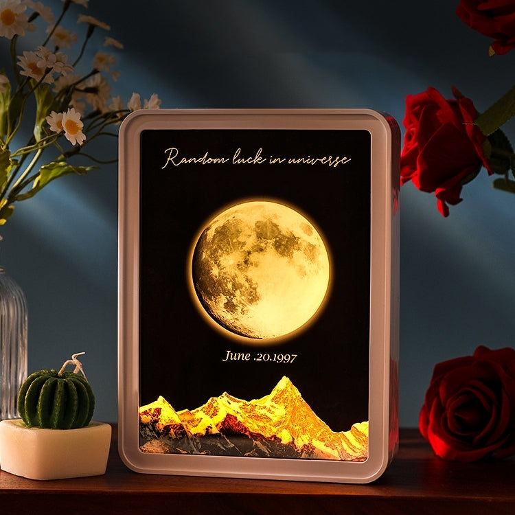 Customized Moon Phase Ornaments Moon Phase Mirror Lights Bluetooth Speakers Gifts For Girlfriends Anniversary Gifts Birthday Gifts