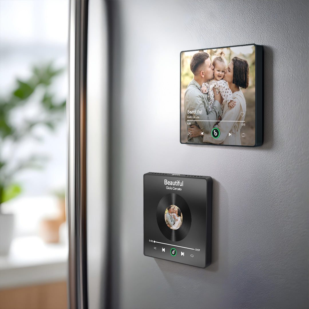 Custom Music Fridge Magnet New 4.0 Upgrade Colorful Frame Album Fridge Magnet Music Wall Photo Sticker Music Movement That Can Be Played Gift for Family