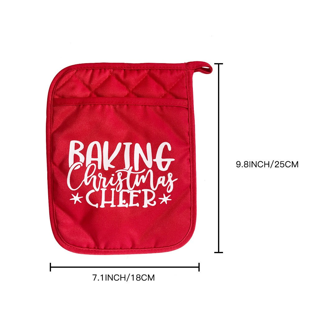 Christmas Baking Pot Rack Oven Pad Present Bag Kitchen Gifts Christmas Gifts