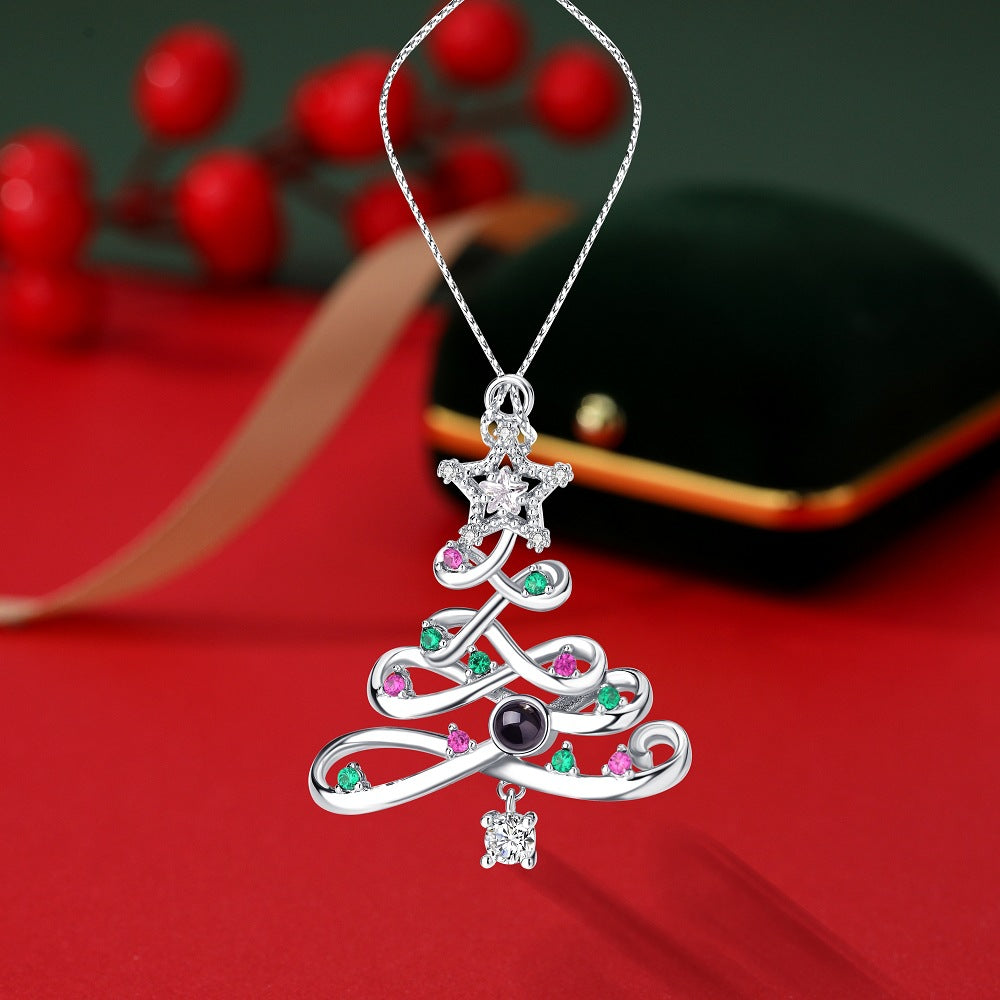 Personalized Photo Projection Ornaments Star Christmas Tree Christmas Gifts