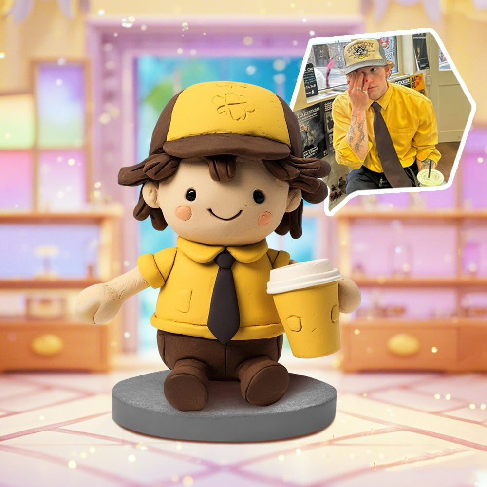 Personalized Photo Cute Doll Style Bobblehead Mini Me Gift Personalized Bobblehead 8cm