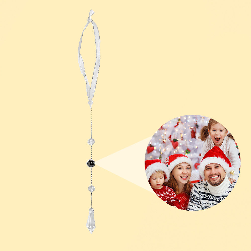 Personalized Angel Embrace Photo Ornament Projection Gem Ornament Christmas Tree Ornament Christmas Gifts