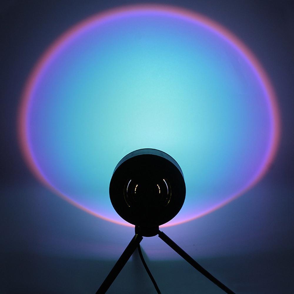 Sunset Lamp Christmas Gifts Rainbow Light Decor for Bedroom Aura Glow Lights Tiktok