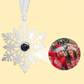 Personalized Filagree Snowflake Photo Ornament Projection Gem Ornament Christmas Tree Ornament Christmas Gifts