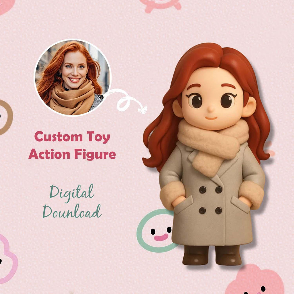 Custom Made 3D Office Desk Figurine Based on Your Picture Cute and Professional Style