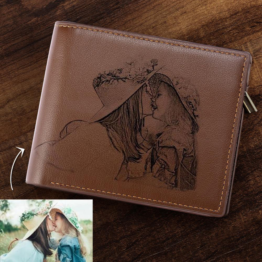 Custom Photo Engraved Wallet