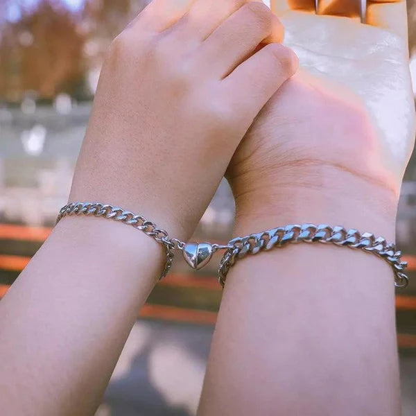 Magnetic Couple Bracelet Set Best Gift for Couples and Friends