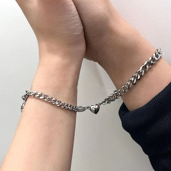 Magnetic Couple Bracelet Set Best Gift for Couples and Friends