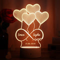 Personalized 3D Illusion Lamp Unique Gift for Mother's Day