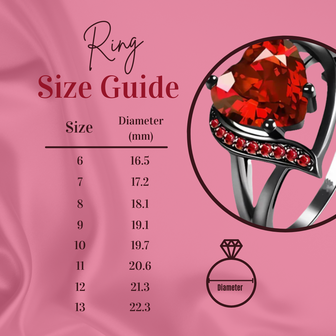 Couple Promise Rings Couple Rings Set Men's Celtic Dragon Stainless Steel Ring & Women's Red Heart Zircon Ring Romantic Gift for Valentine's Day Anniversary