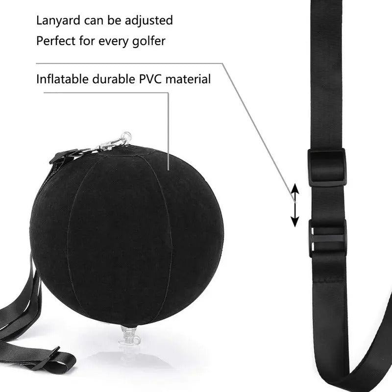 Golf Smart Ball Golf Training Aids Arms Forearm Inflatable Ball with Air Pump Swing Trainer Golf Gifts