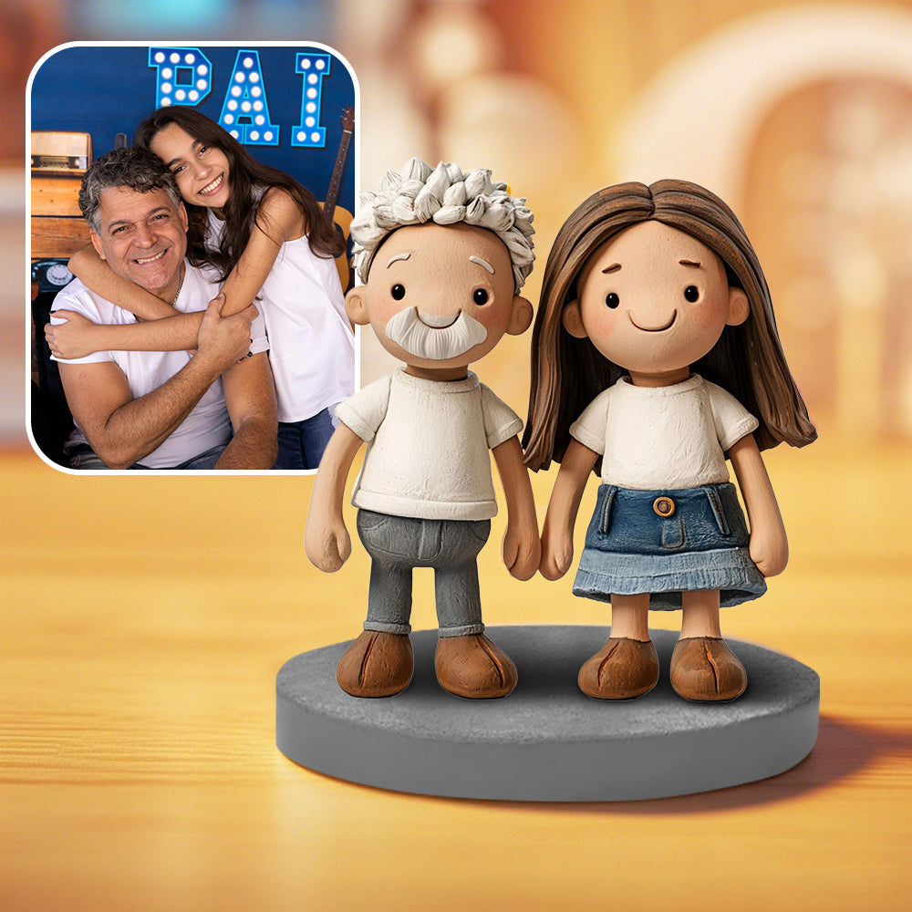 Custom Photo Cute Doll Style Bobblehead Mini Me Gift Personalized Bobblehead 8cm