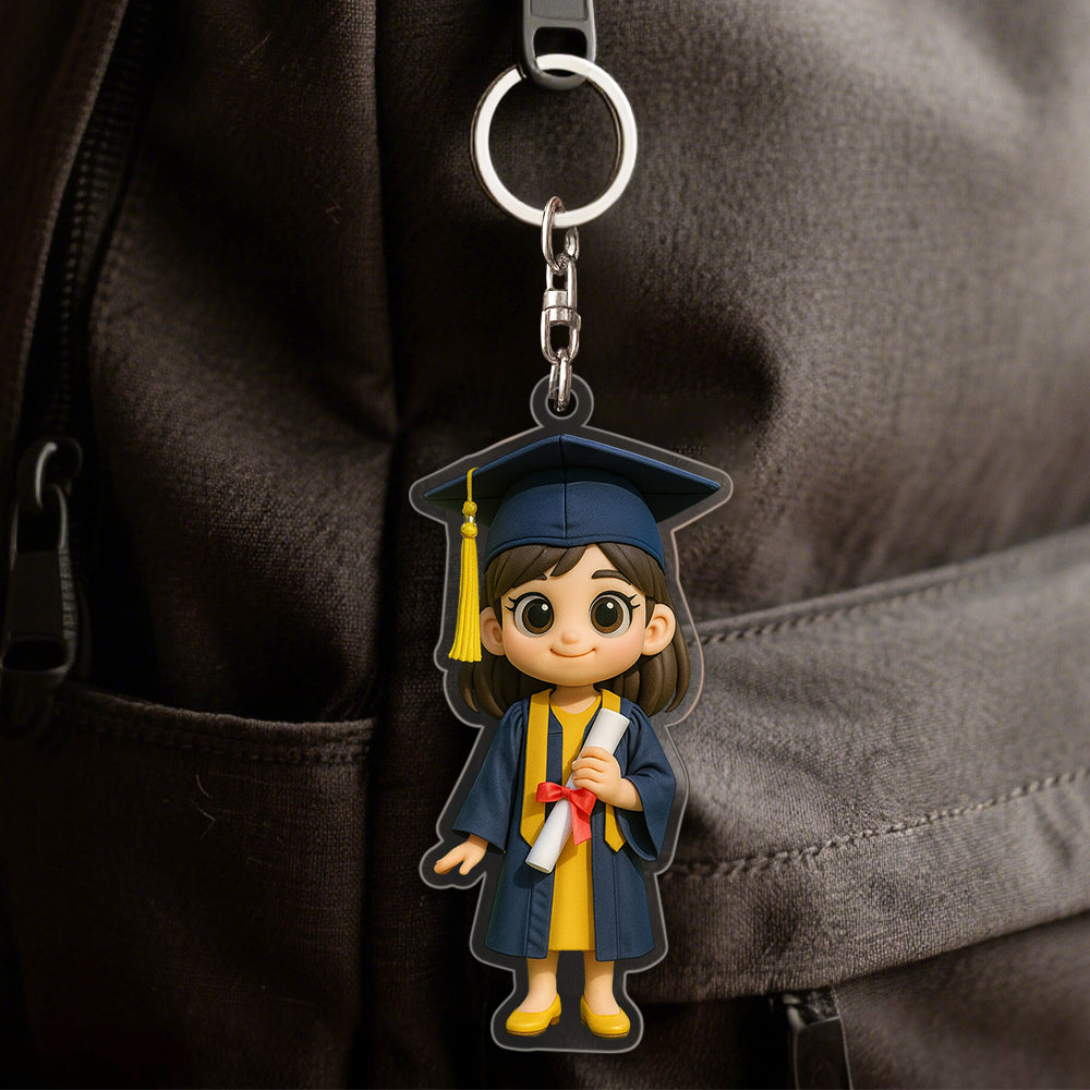 Custom Figure Keychain Personalized Acrylic Cartoon Keychain Photo Bag Charm Unique Keepsake Gift For Sports Enthusiasts Birthday Anniversary Gifts