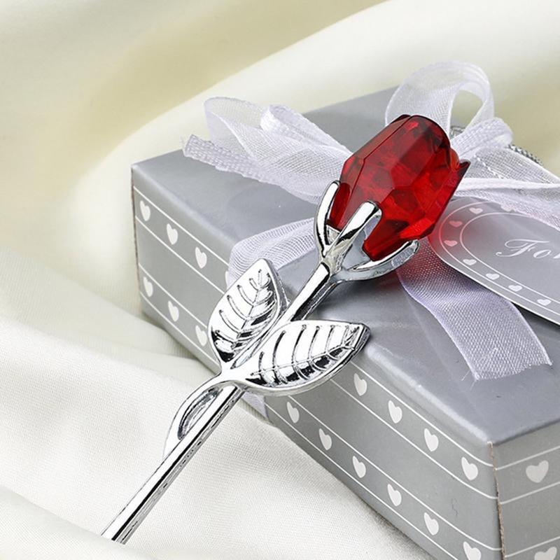 Custom Name Crystal Roses With Gift Box Gift For Her Wedding Present Valentine's Day gift