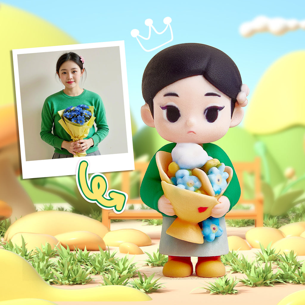 Custom Made 3D Office Desk Figurine Based on Your Picture Cute and Professional Style