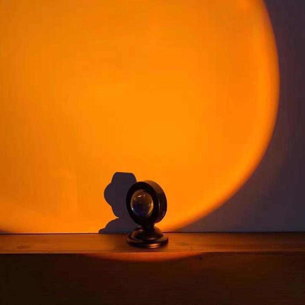 Christmas Gifts Sunset Projector Lamp Rainbow Light Decor for Room Aura Glow Lights