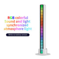 RGB Rechargeable Sound Control Light Colorful LED Ambient Light for Car Gaming Room