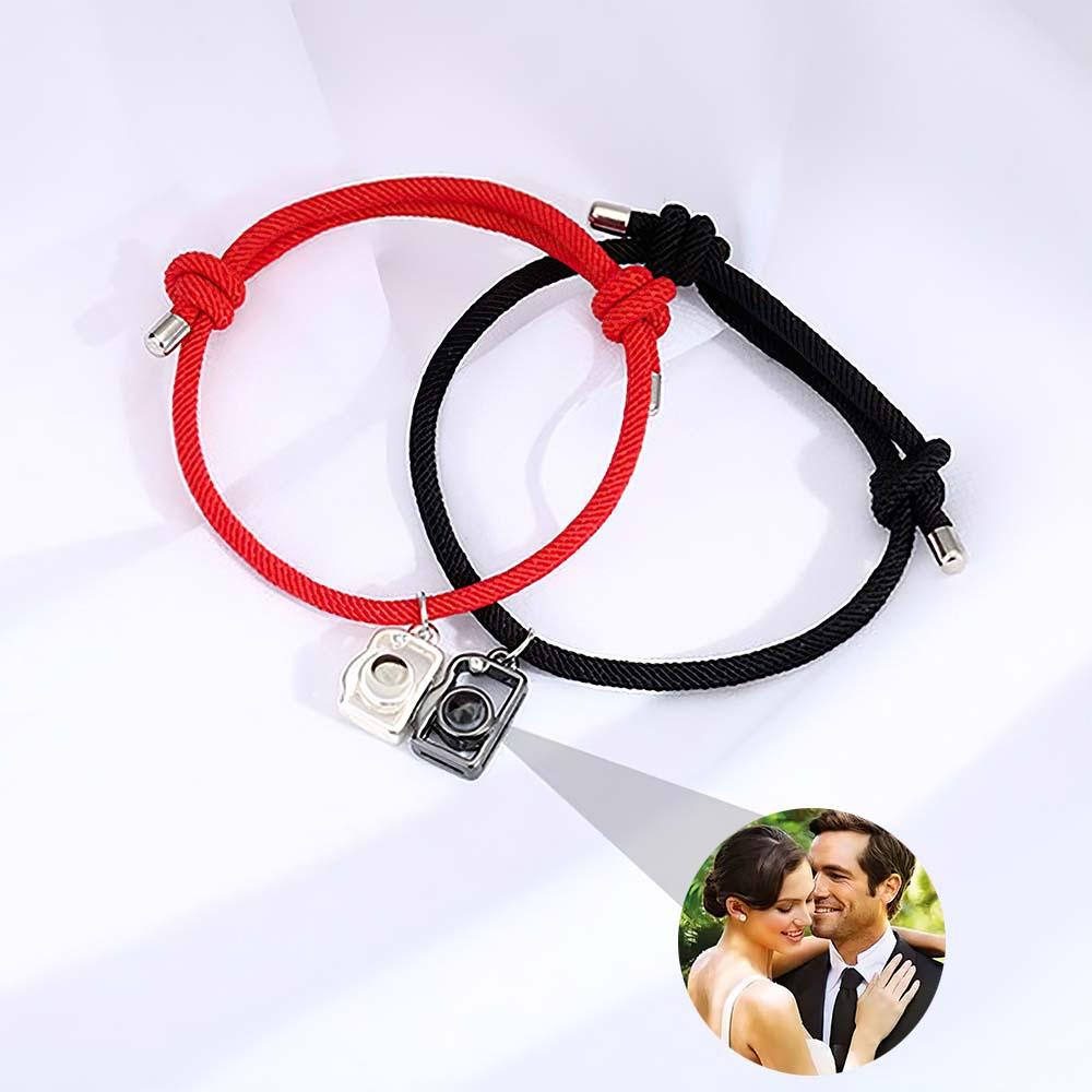 Custom Projection Photo Bracelet Creative Camera Couple Gifts