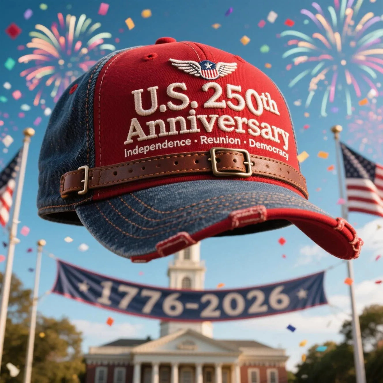 🔥LAST DAY 49% OFF - U.S. 250th Anniversary Retro Washed Cap