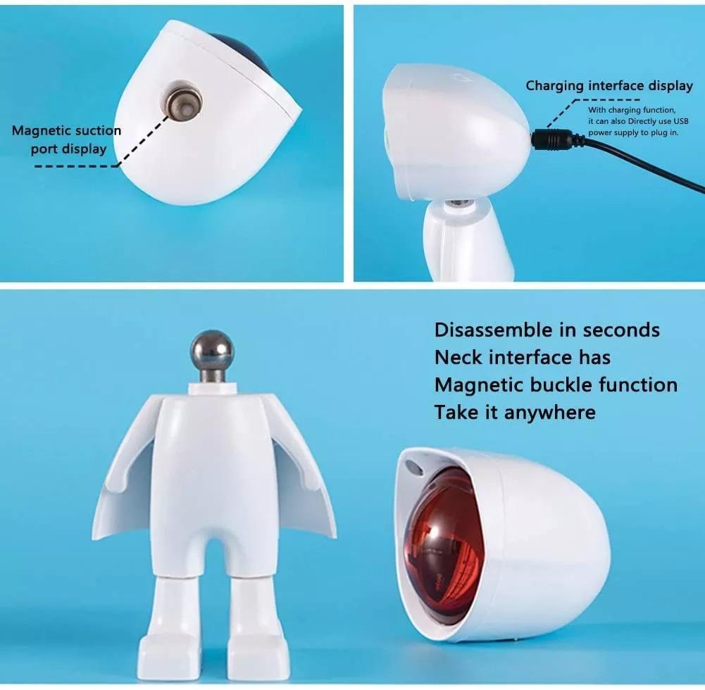 Modern Robot Sunset Lamp Christmas Gifts Tiktok Projection Lamp Romantic Gift Home Decor Light