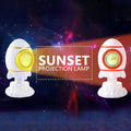 Sunset Projector Lamp Christmas Gifts Rocket Lamp Decor for Bedroom Aura Glow Lights