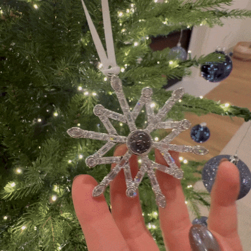 Personalized Projection Ornament Custom Photo Angel Christmas Ornament Gifts Christmas Tree Decoration