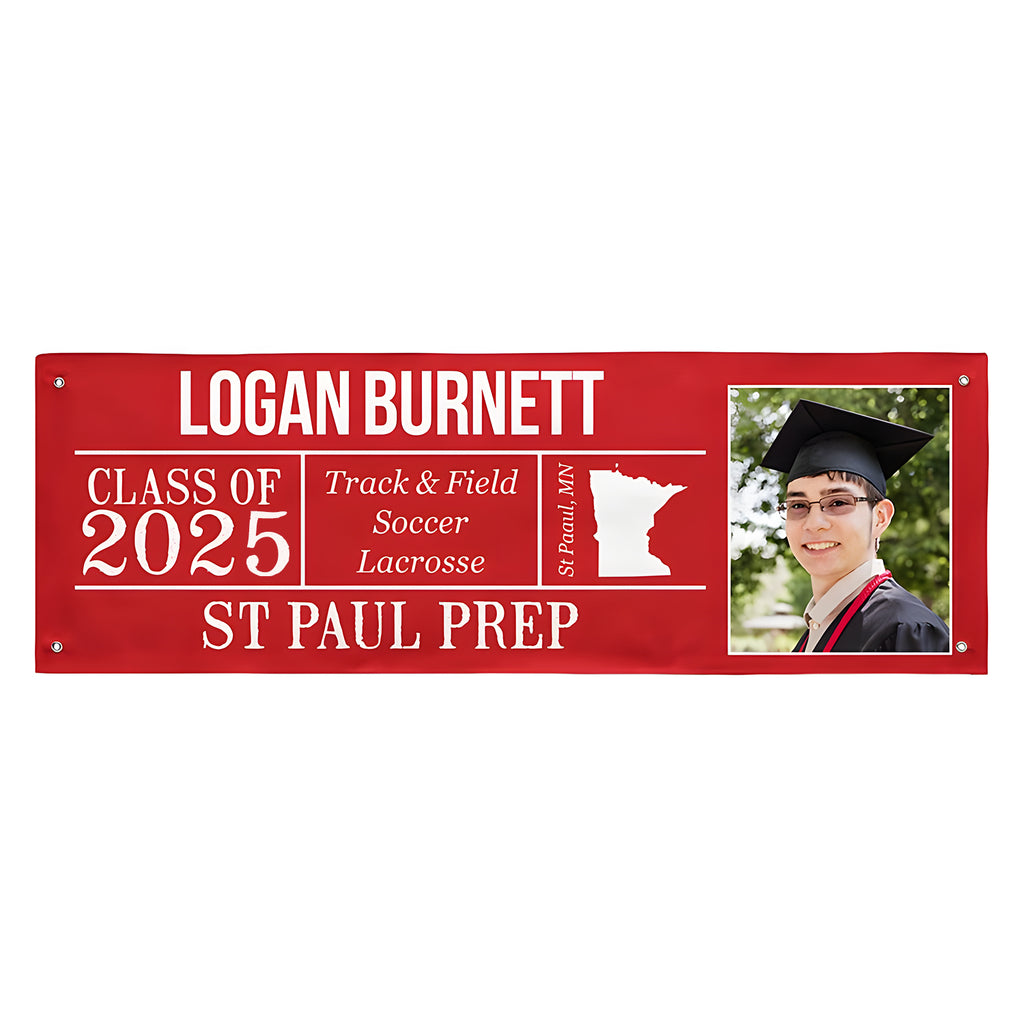 Customized Graduation Banner Photo Banner Celebrate Your Achievement in Style