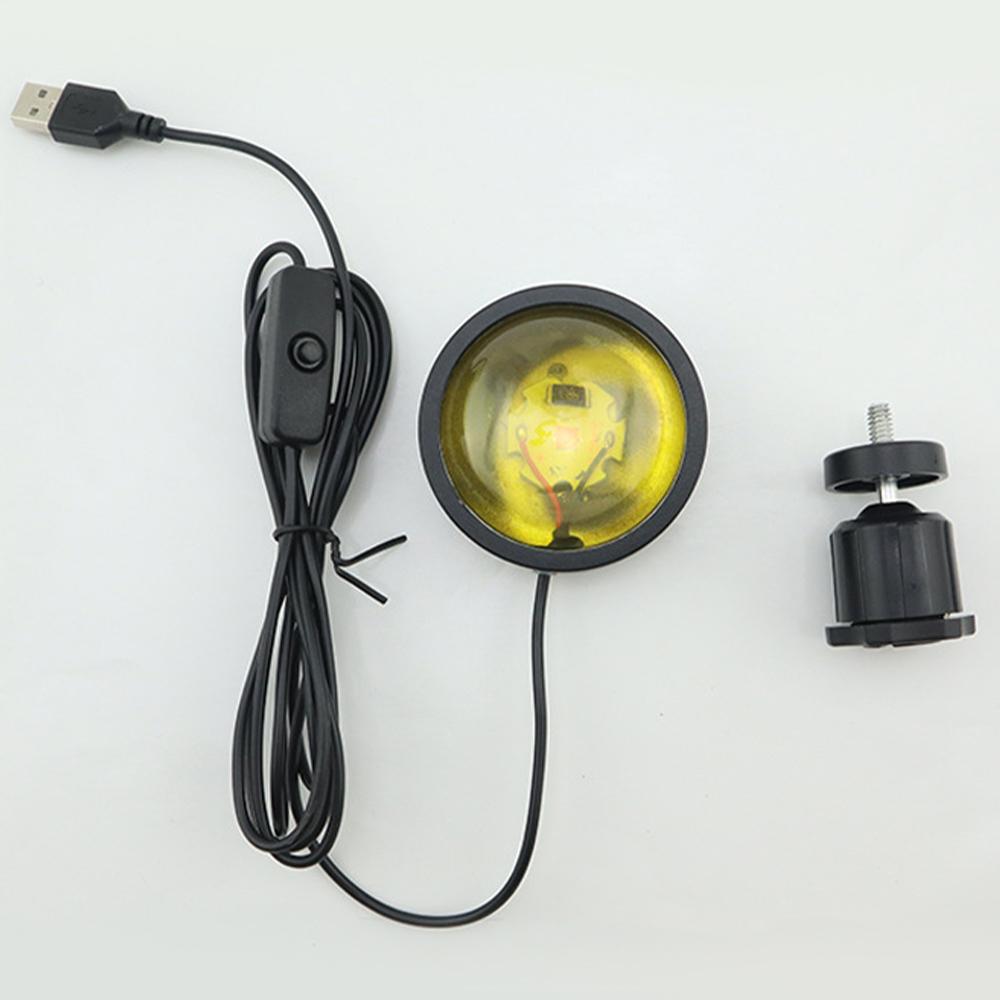 Sunset Projector Lamp Christmas Gifts Tiktok 16 Colors Aura Glow Lights with the Remote Control Decor For Bedroom Romantic Gifts