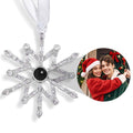 Personalized Nordic Snowflake Photo Ornament Custom Projection Ornaments Christmas Gifts for Him