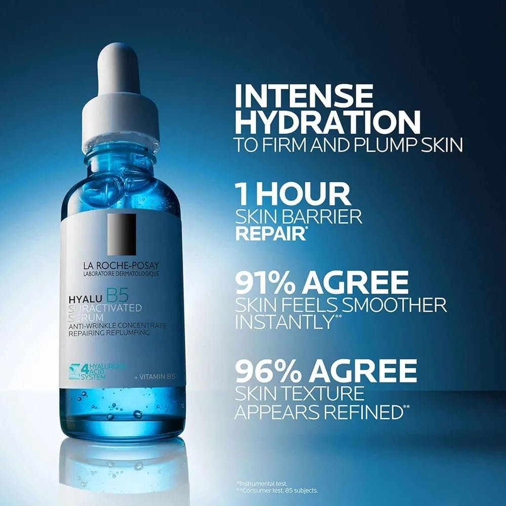 La Roche-Posay Hyalu B5 Pure Hyaluronic Acid Serum for Face, with Vitamin B5, Anti-Aging Serum for F