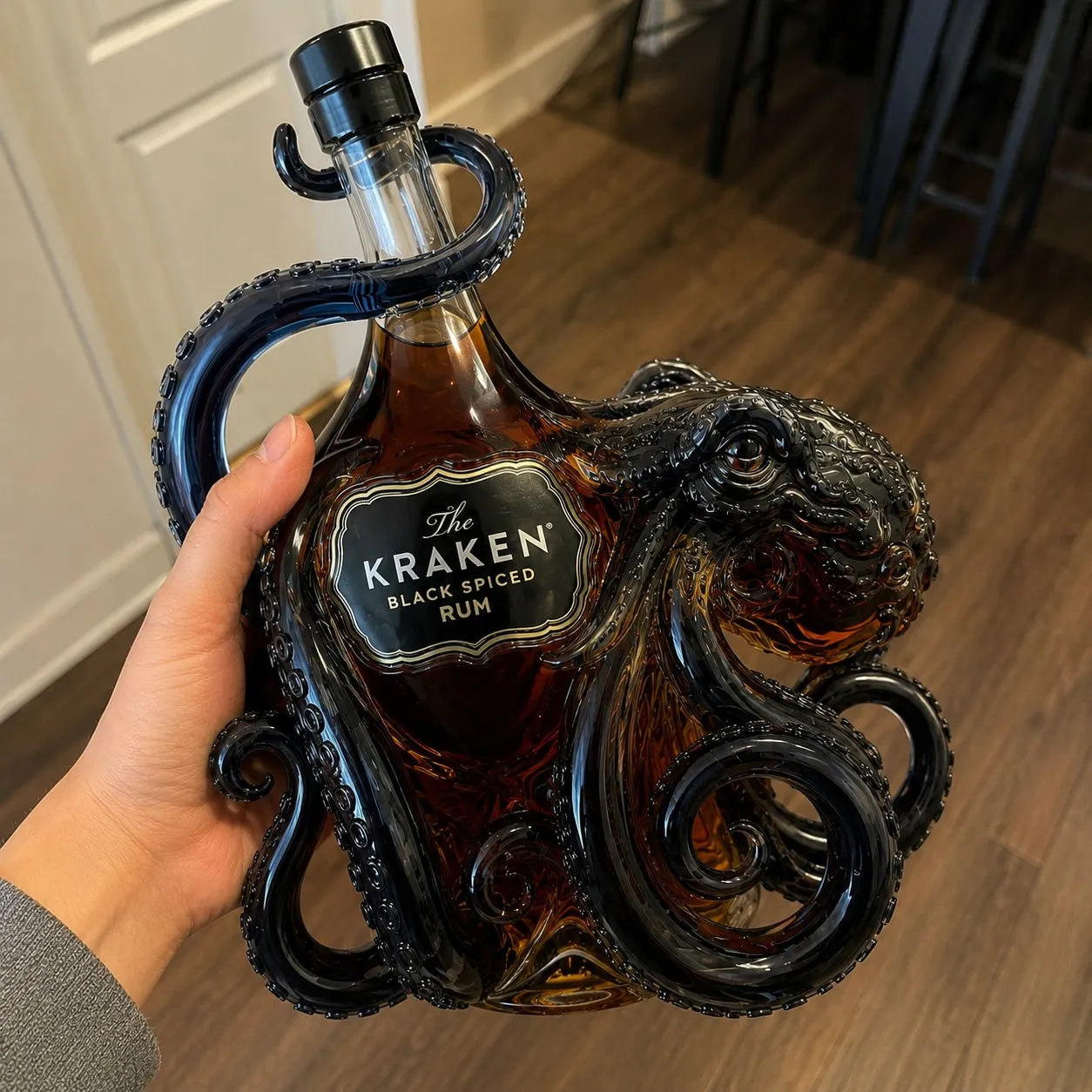🎁 Vatertag: 49 % Rabatt – The Kraken Rum Edition: 3D-Oktopus-Flasche 🐙🥃 (2 kaufen – versandkostenfrei)